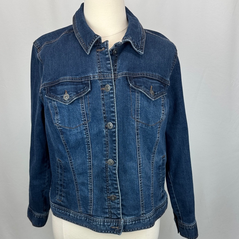Style & co denim jean jacket 18W
